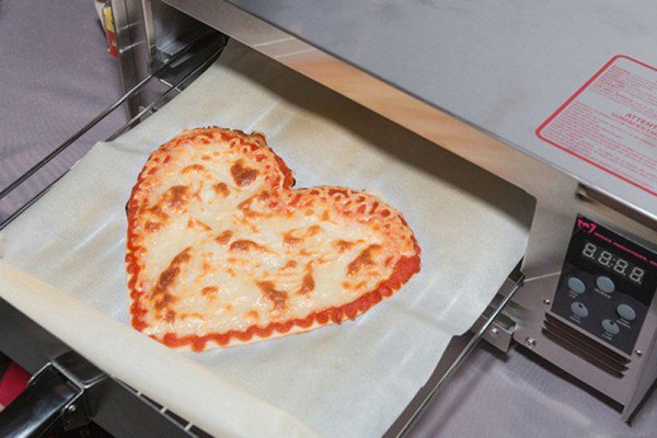 3D打印食物之探火星 吃3D打印披薩 美哉快哉