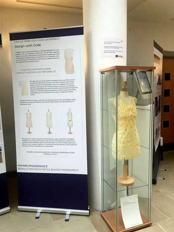 3D打印衣服越來越普遍 服裝設(shè)計專業(yè)學(xué)生3D打印裙子_e鍵3D打印服務(wù)