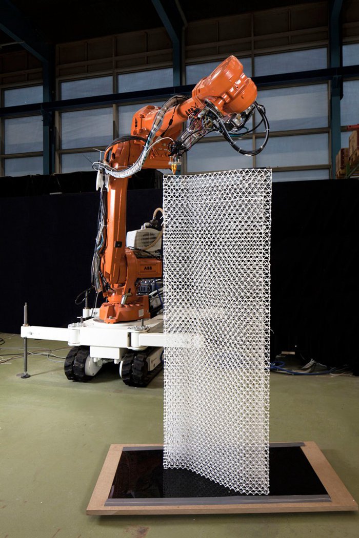 取代原有鋼筋架 3D打印復雜金屬網格結構用于混凝土構件 取代原有鋼筋架 3D打印復雜金屬網格結構用于混凝土構件