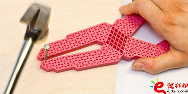 (神奇)3D打印立體成型門把手 無任何移動連接部件