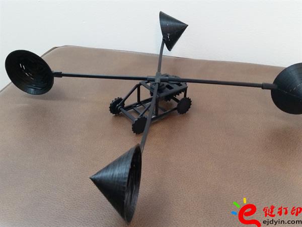 3D打印風能汽車,3d打印培訓課程方案作品展 中小學生超愛3D打印小作品成功案例展示