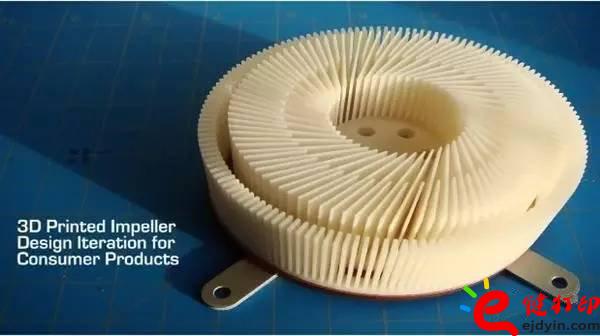 [多圖慎入]電腦硬件3D打印應用實(案)例_極端制冷效果3D打印CPU風扇